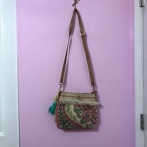 Spartina 449 Salt Meadow Boho Hipster crossbody purse